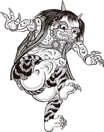 Ukiyo-e Demon Part 21のイラスト素材