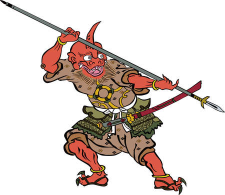 Ukiyo-e Oni Part 28のイラスト素材