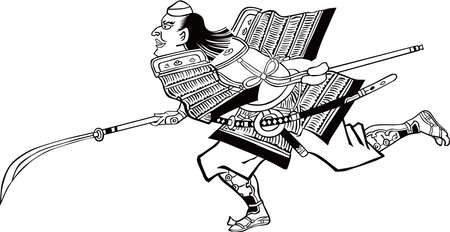 Ukiyo-e Samurai Part 38のイラスト素材