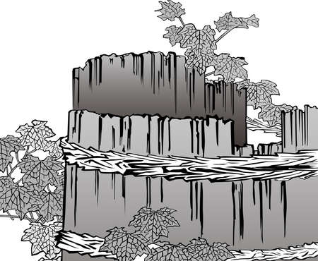 Ukiyo-e Well Part 1のイラスト素材
