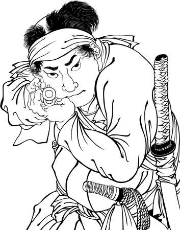 é­é¡ç¾æ°ç¸ Komaki Ne Hachibei Part 1のイラスト素材