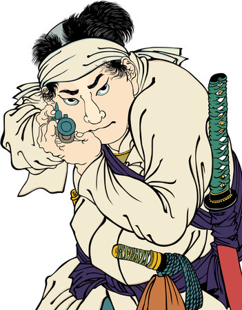 é­é¡ç¾æ°ç¸ Komaki Ne Hachibei Part 2のイラスト素材