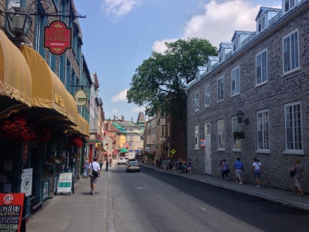 Old Quebec City streetの素材