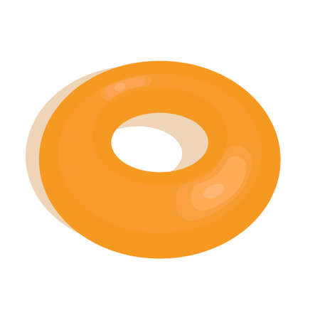 Vector illustration of a swim ringのイラスト素材