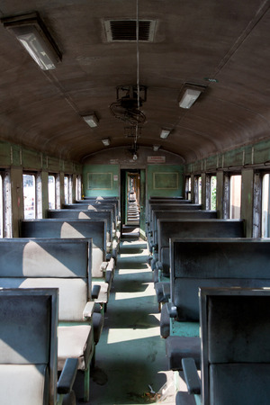 Old Train in Thailandの写真素材