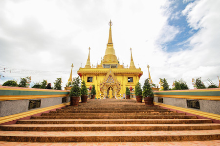 temple in sky thailandの写真素材