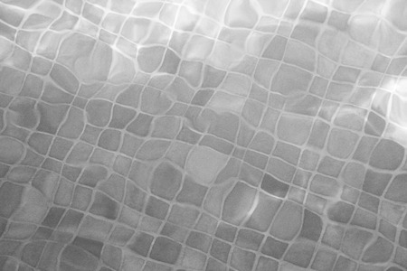 Black and white pool tilesの写真素材
