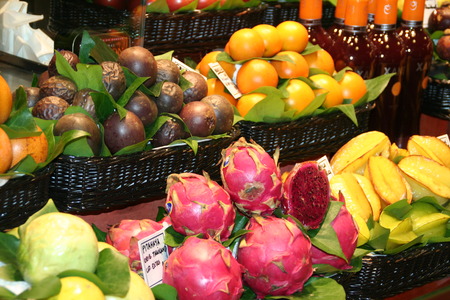 Fruits at marketのeditorial素材