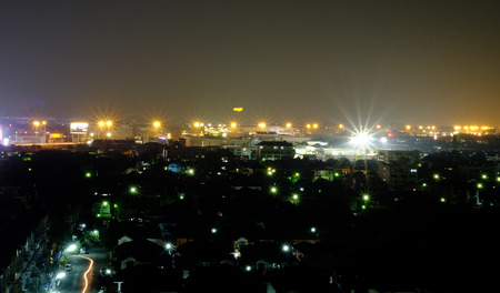 Bangkok at Night -Thailandの写真素材