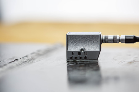 angle probe scan internal defect of weldmentの写真素材