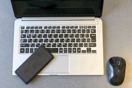 Laptop and Smartphone