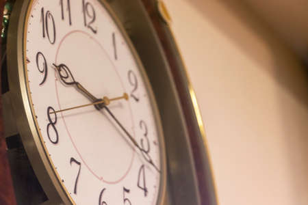 Old-fashioned wall clockの写真素材