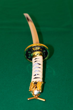 Japanese sword of samurai doll
