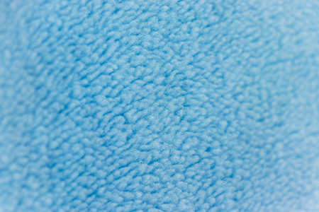 Soft blanket with light blue colorの写真素材