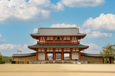 Suzaku Gate, the main gate at Nara Palace Site