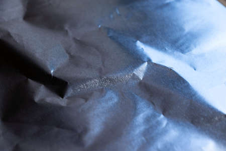 The surface of the metal foil slightly raisedの写真素材