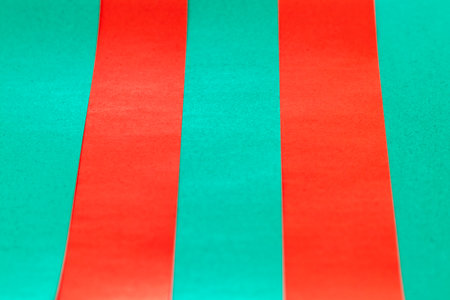 Red and green striped background materialの写真素材