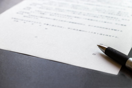 Sign the contractの写真素材