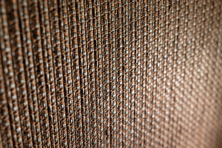 Texture of the surface of brown fabric