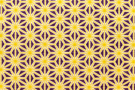 yellow and purple hemp leaf pattern