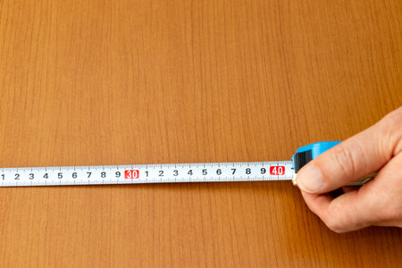 Measure the dimensions of the board with a tape measure