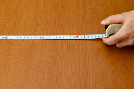 Measure the dimensions of the board with a tape measure