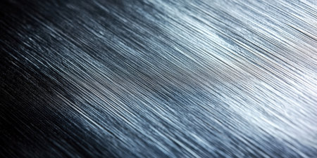Silver metal background, steel sheet. clean black silver metal texture. Created by aiの写真素材