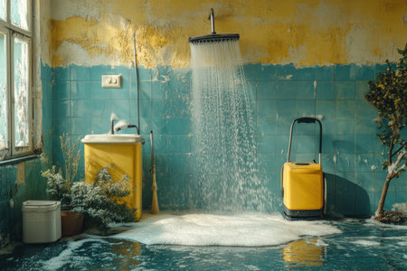 White foam bubbles texture. shower. cleaning company. advertising.の写真素材