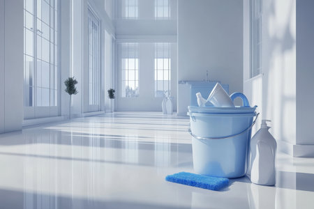 cleaning company. advertising. cleaning service, bathroom conceptの写真素材