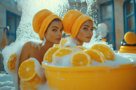advertising. cleaning service, bathroom concept. cleaning lady.
