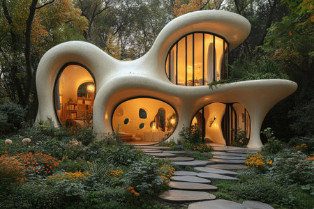 Toothbrush in sky background. Nylon bristles and plastic handles.の写真素材