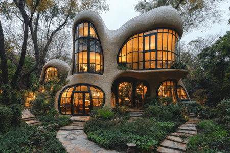 Toothbrush in sky background. Nylon bristles and plastic handles.の写真素材