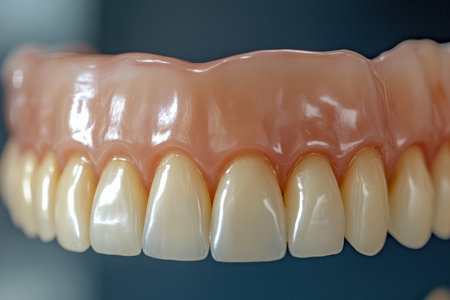 emax ceramic veneers bl1 color.の写真素材