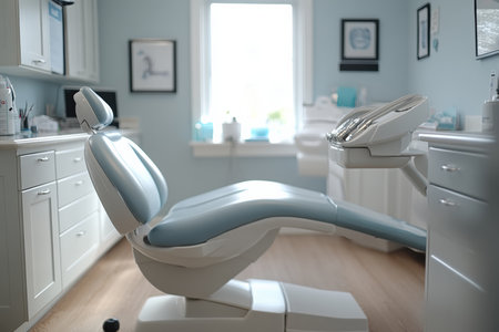 Dental clinic interior. nature lightの写真素材