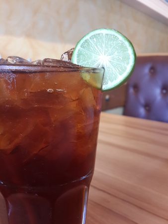 Cool Lemon Teaの写真素材