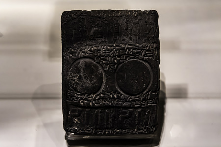 foundings in excavation of Hattusa, Bogazkoy. Reliefs, tablets, statues, walls, gates, cylinder seals, stamp sealsの写真素材