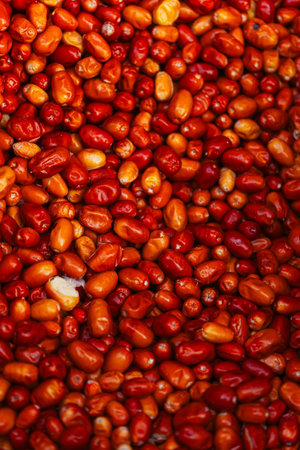 Dried fruits close upの写真素材