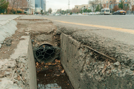 protection of the rainwater system from leaves in the city.