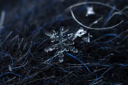 Snowflake natural macroの写真素材