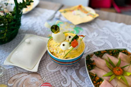 Traditional Eastern European meals.の写真素材