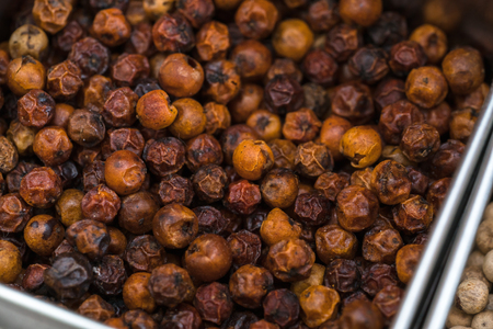 texture of pepper, close up shot
