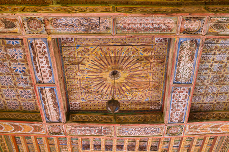 Interior of Taourirt Kasbah. Ouarzazate. Best of Morocco.の写真素材