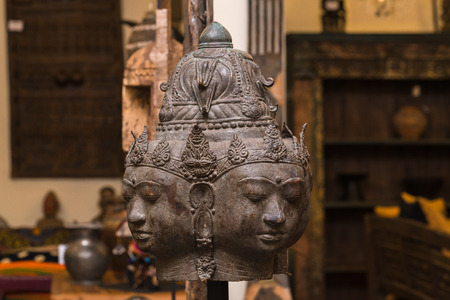 bronze buddha statue , home decorationの写真素材
