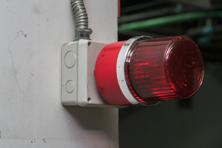 signal lamp and sound, warning systemの写真素材