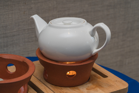 teapot for Chinese kungfu teaの写真素材