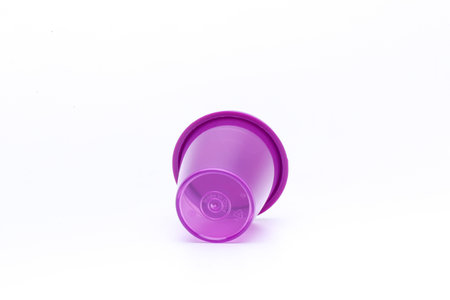 Seal box container on white backgroundの写真素材