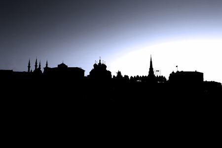 Churches and towers of the Kazan Kremlinの写真素材