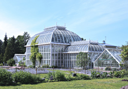 HELSINKI, FINLAND - JULY 6, 2015: Botanical Garden of the University of Helsinkiのeditorial素材