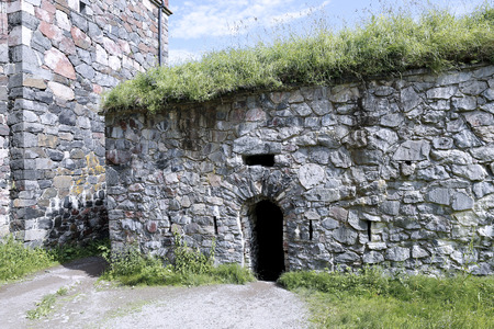 HELSINKI, FINLAND - JUNE 8, 2015: The sea fortress of Suomenlinna (Sveaborg)のeditorial素材