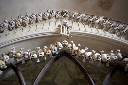 The church of bones in Sedlec Ossuary (Kuta Hora - Czech Republic)のeditorial素材